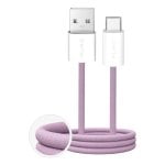 Câble USB PURO PUCAC10WFABK415MTPNK 1,5 m USB-A vers USB-C Rose