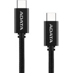 Câble USB-C ADATA CACC-100PN-BK 1 m USB 2.0 Noir haute vitesse