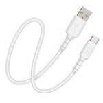 Cavo USB DCU TECNOLOGIC 30402076 1m USB-A USB-C Bianco Silicona