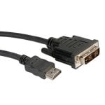 Adaptador de vídeo VALUE 11045522 Micro-HDMI para DVI-D 2 m Macho-Macho