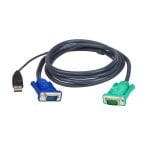 Cable KVM Aten 2L-5203U USB 3 m VGA SPHD-15 Negro Macho-Macho