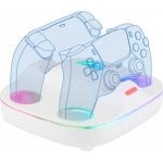 Station de charge Konix 61889000107 RGB DualSense PlayStation 5 Blanc