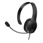 Auriculaires PDP LVL30 filaires Jack 3,5 mm Gaming avec annulation de bruit micro, noir et gris
