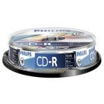 CD vierge Philips CR7D5NB10/00 bobine 700MB pour enregistrement fiable