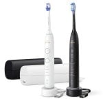 Spazzolino Elettrico PHILIPS Sonicare 7100 HX7429/02 3 Velocità Bluetooth 2 Impugnature Nero Bianco