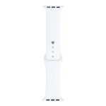 Bracelet Casyx WBD-SLC42-0003 Silicone Blanc 42 49 mm Compatibilité Apple Watch