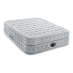 Matelas gonflable INTEX DuraBeam Supreme Air-Flow 152x203x51 cm double pompe intégrée