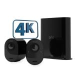 Caméra de surveillance Arlo Ultra 2 4K Vision Nocturne Intérieur et Extérieur Contrôle Vocal Audio Bidirectionnel