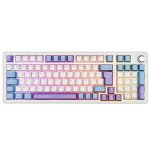 Clavier The G-Lab Keyz Elite 400 compact sans fil, switches linéaires, rétroéclairage RGB, AZERTY