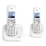 Telefono Alcatel XL785 Voice Duo NEU con vivavoce, tasti grandi, base DECT, bianco
