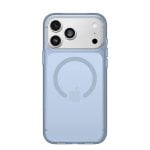 Funda para móvil OtterBox Symmetry Clear MagSafe Cover Polycarbonate Bleu Transparent antichoc pour iPhone 17 Pro Max