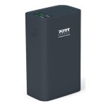 Batería externa Port Designs 907004 26800 mAh carga rápida 65 W negra