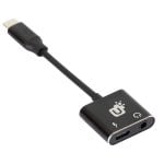 Adaptateur audio INOVU INADPAJCPD USB-C Jack 3,5 mm et USB-C Power Delivery 60W