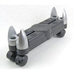 Soporte CPU Fellowes 8039001 extensible 50 kg 4 ruedas freno plástico