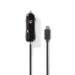 Kfz-Ladegerät NEDIS CCHAC300ABK USB-C 15W 1m Schwarz Kompakt