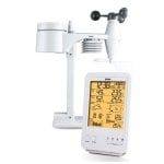Estação Meteorológica Alecto WS-4800 Branco Display LCD Sensor Exterior