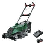 Tagliaerba Bosch AdvancedRotak batteria 36V 44cm raccolta 50L verde