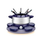 Fondue Tefal EF3514 800 W 8 fourchettes revêtement antiadhésif bleu gris