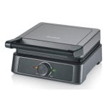 Gaufrier SEVERIN WA 2125 antiadhésif 1600 W plaque profonde noir