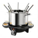 Fondue Unold 48645 Edelstahl 1,5 L 8 Personen 1000 W Schwarz Silber