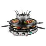 Fondue ProfiCook PC-RG/FD Edelstahl 1900 W 8 Personen Antihaft Rund