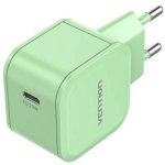 Chargeur mural Vention FEJG0-EU USB-C 20W GaN Vert, charge rapide PD