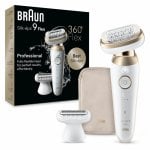 Depilatore Braun Silk-épil 9 Flex 9-041 3D Oro Bianco 40 Pinzette Wet&Dry