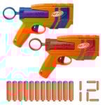 Pistolet de jeu HASBRO Nerf G1492EP4 Duo Pack 2 Lanceurs Multicolore