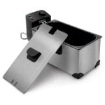 Friggitrice Flama 636FL 3L 2200W Acciaio Inox Zona Fredda Cestello Estraibile