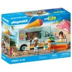 Conjunto Playmobil My Life 71904 Caravana de Gelados Retro com Figuras e Acessórios