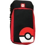 Funda Nintendo Switch HORI NSW-170U rígida negra y roja con diseño Poké Ball
