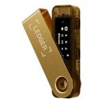 Crypto Wallet LEDGER Nano S Plus USB-C Écran OLED Noir Or