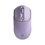Ratón HP 400 Inalámbrico Dual Bluetooth/USB 2.4GHZ Silencioso Batería 24 Meses 6000DPI Silicona Suave Púrpura