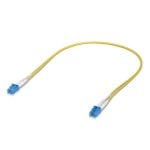 Cavo in fibra ottica Ubiquiti UACC-OFC-S2-LULU-0.5M-50 OS2 LC-LC 0,5 m 50 pezzi giallo
