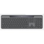 Teclado Logitech Signature Slim Solar+ K980 inalámbrico Full Size RF Bluetooth Scissor Grafit