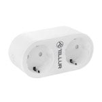 Tomada Inteligente Tellur TLL331061 Wi-Fi Controle por voz e 2 Entradas