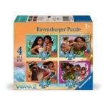 Puzzle Ravensburger 120041252 Vaiana 2 Disney 4 em 1 12-24 peças