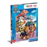 Puzzle Clementoni Paw Patrol 104 piezas multicolor para niños y niñas