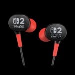Auriculares PowerA Wired Earbuds Nintendo Switch 2 con cable Jack 3.5 mm Gaming Negro Rojo