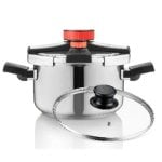 Autocuiseur Haeger PC-6SS.022A 6 L Inox Compatible Induction, Gaz et Électrique