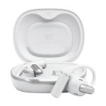 Auriculares JBL Sense Pro inalámbricos Bluetooth para llamadas y música con reducción de ruido, micrófono y protección IP54, blancos