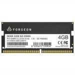 Memória RAM Forgeon Cyclone PLUS 4GB 1x4GB DDR4 3200MHz CL22 Preto SO-DIMM