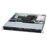 Servidor Supermicro 813MTQ-600CB ATX 1U 600W 4x3,5 4 Ventoinhas RAID