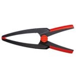 Abrazadera BESSEY Clippix resorte apertura 5,5 cm negra y roja