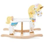 Jogo Educativo Le Toy Van Rocking Unicorn Carousel Madeira Multicolorido