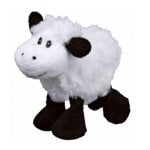Brinquedo de Peluche TRIXIE 35796 Preto Branco com Apito Integrado 140 mm