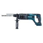 Martelo Perfurador Makita DHR241Z SDS Plus 18V 2J 4000RPM Verde Preto