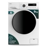 Lavadora Svan SL9402AIDVB Carga Frontal 9 kg 1400 rpm A Blanca Motor Inverter Display LED