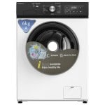 Lavadora Jocel JLR014184 Carga Superior 6 kg 1200 rpm Clase A Blanca y Negra LED