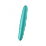 Vibrador Satisfyer Ultra Power Bullet 6 Mini Turquesa 12 Modos Resistente Água